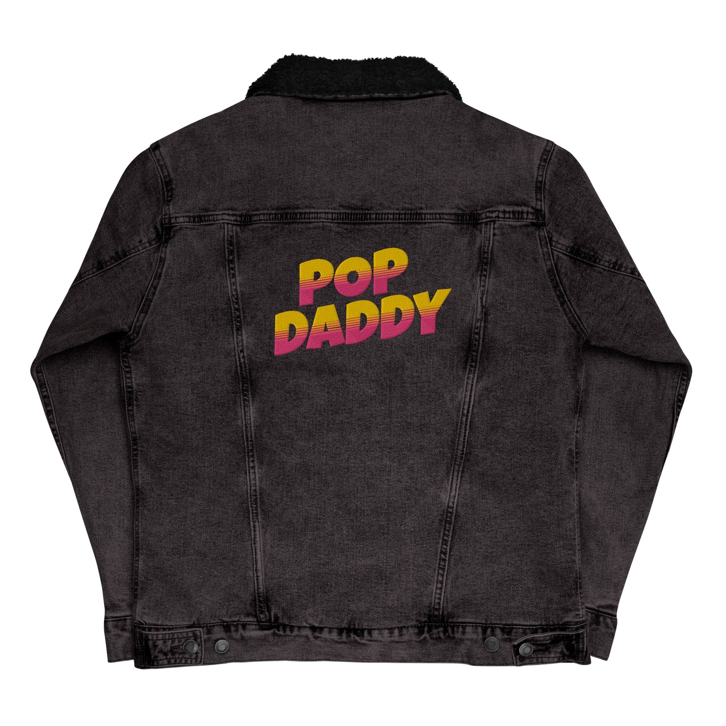 POP DADDY Denim Sherpa Jacket