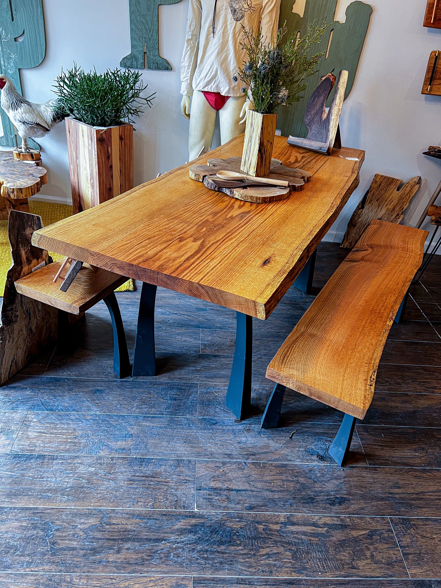 American Red Oak Dining Set