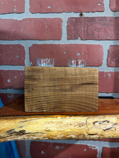 Modern Block Shot-Glass Holder