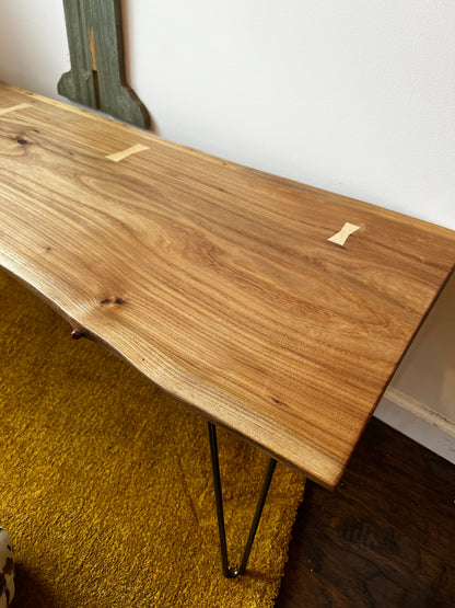 MCM Elm Live-Edge Coffee Table