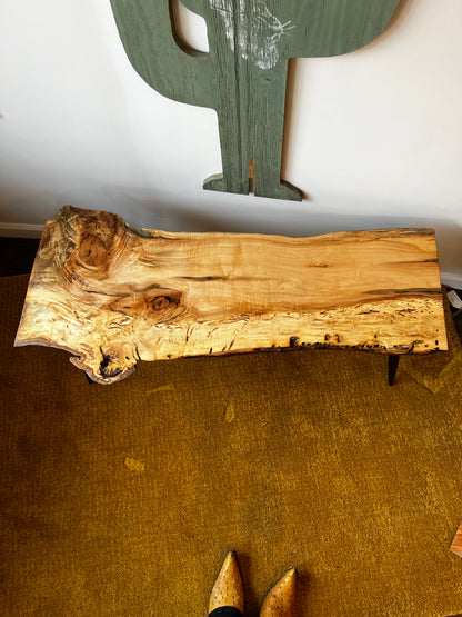 MCM Live Edge Spalted Maple Table