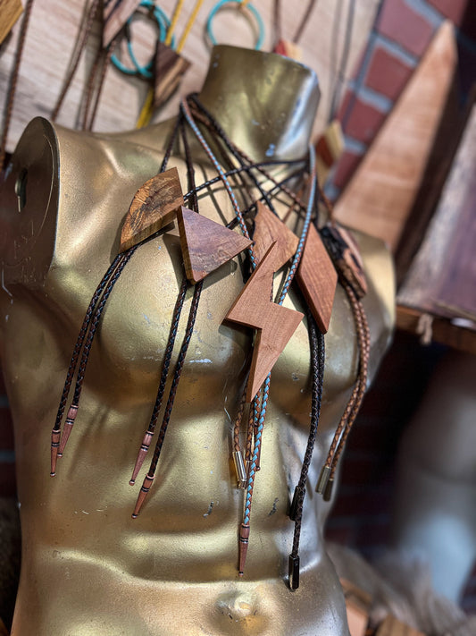 Lightning Bolo Tie