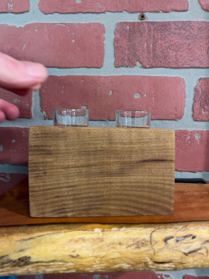 Modern Block Shot-Glass Holder