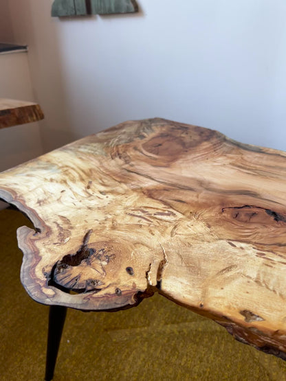 MCM Live Edge Spalted Maple Table